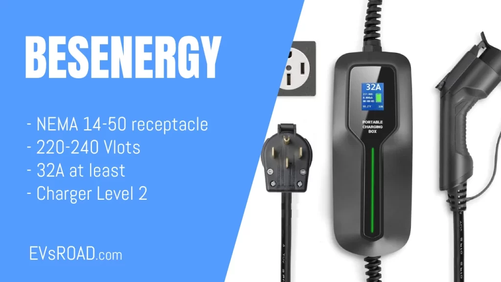 BESENERGY 32 Amp EV Charger Level 2