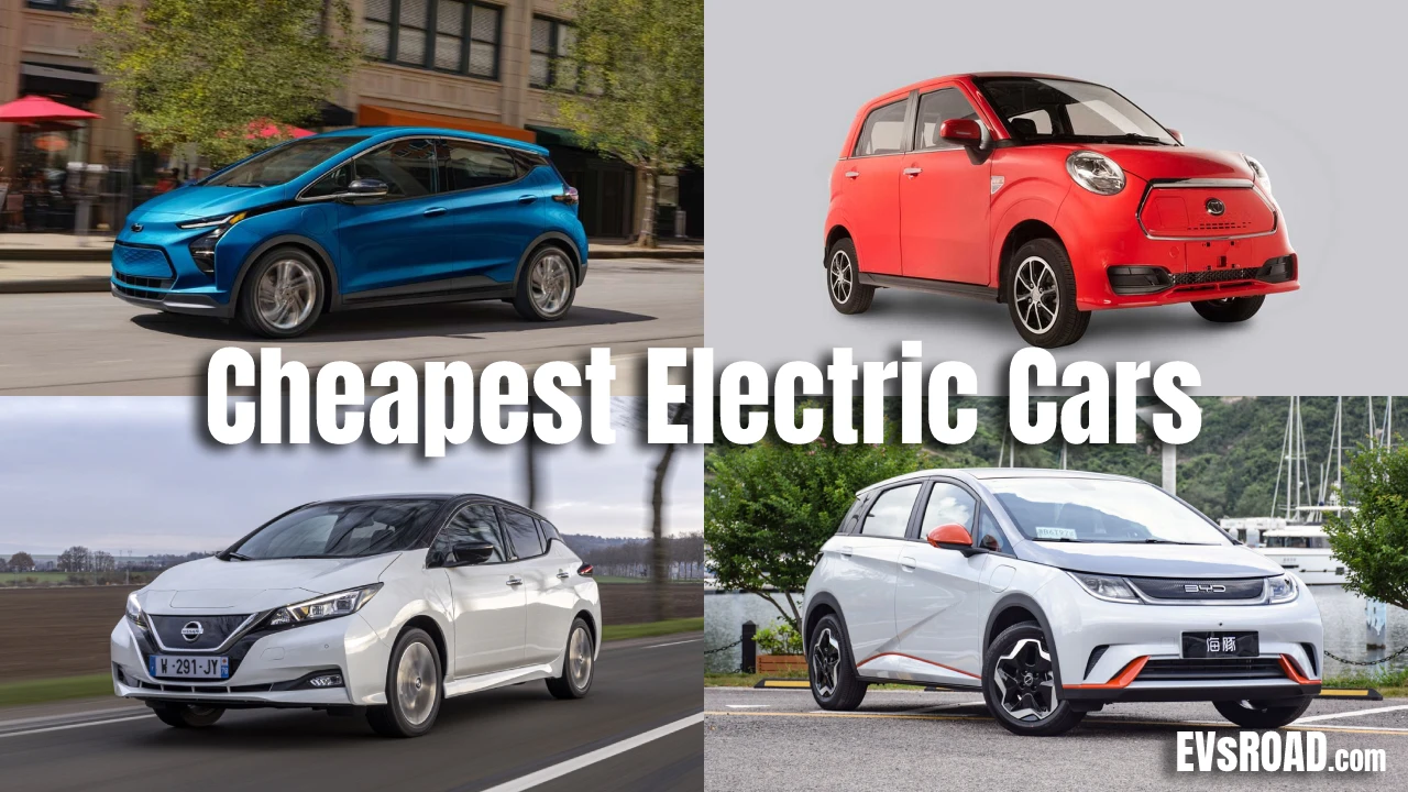 8 Cheapest Electric Cars You Can Buy Under $40,000