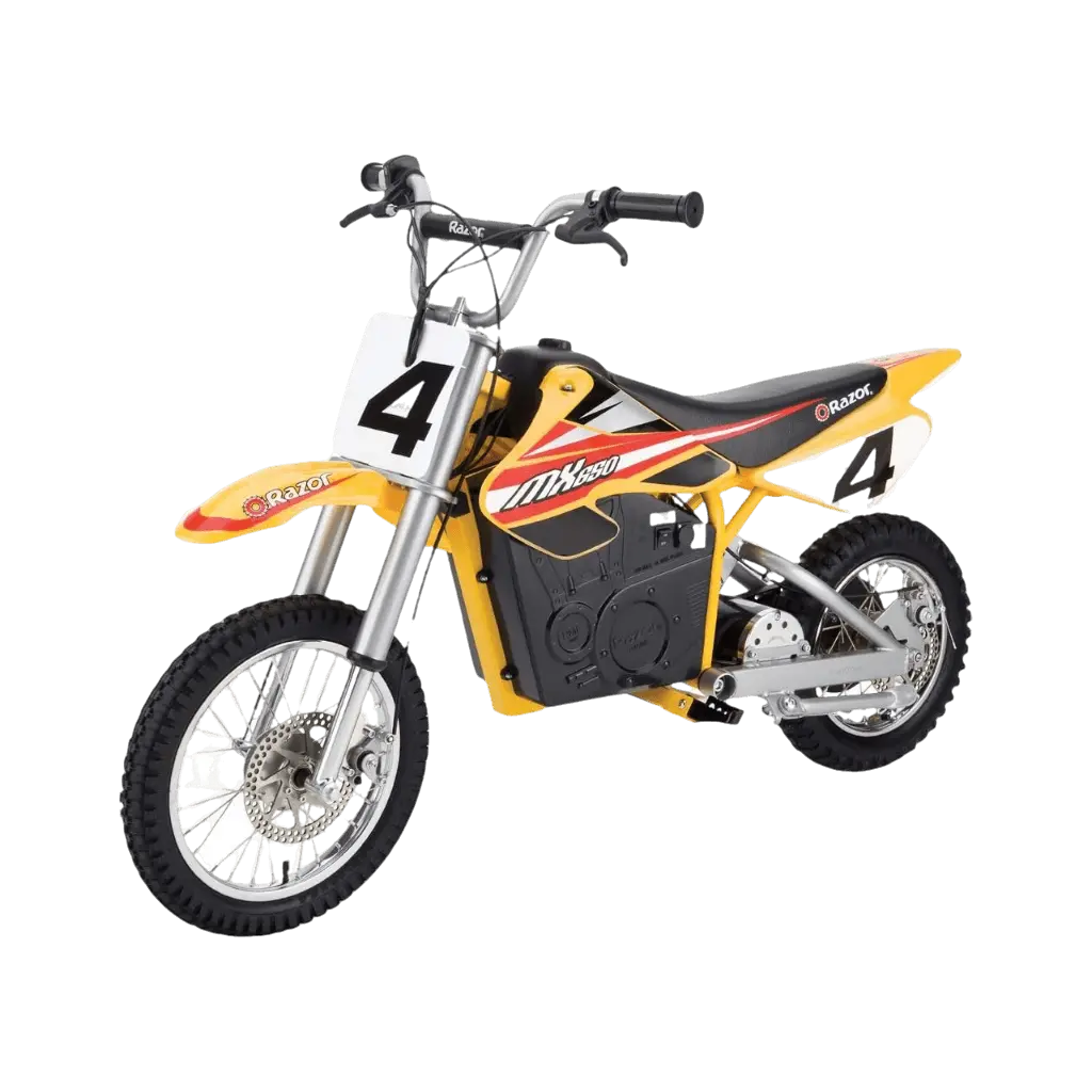 razor mx650 dirt rocket off-road motocross bike