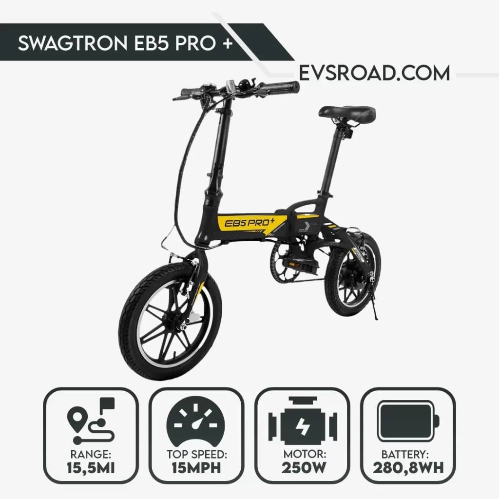 Swagtron Swagcycle EB-5 Folding Electric Bike
